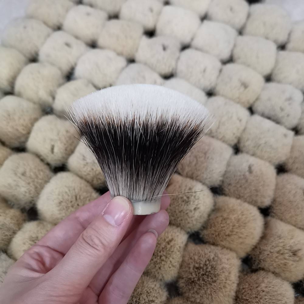 Bulb 25mm Soft SHD High Mountain White Finest Badger Hair Shaving Brush Knot